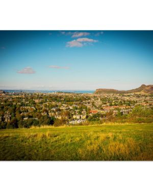 Edinburgh Skyline – View from Blackford hill – Premium Matte Paper Poster