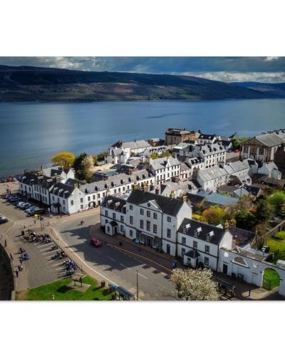 Inveraray Serenity | Loch Fyne & Argyll Forest Park in the Scottish Highlands | Scenic Photography | Premium Matte Paper Poster