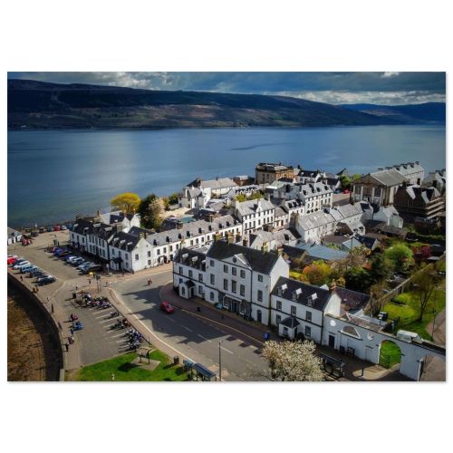 Inveraray Serenity | Loch Fyne & Argyll Forest Park in the Scottish Highlands | Scenic Photography | Premium Matte Paper Poster