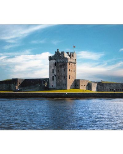 Broughty Castle Dundee | Seaside Fortress on the Firth of Tay | Historical Landmark | Premium Matte Paper Poster