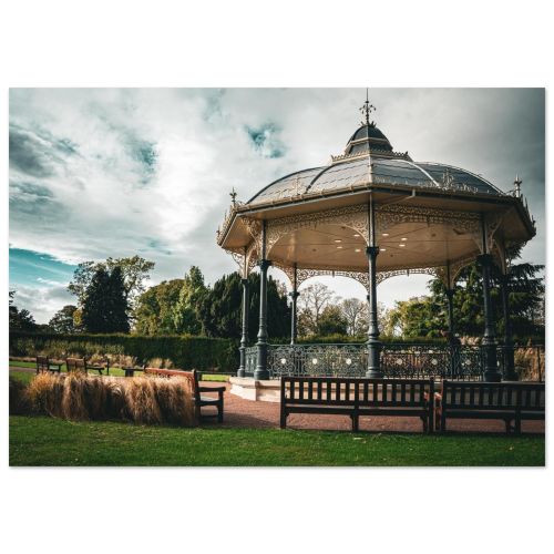 Saughton walled rose garden | Edinburgh Wall Art | Premium Matte Paper Poster