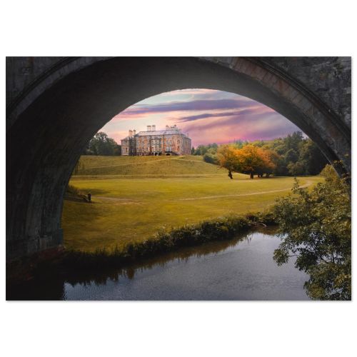 Dalkeith Palace Elegance | Georgian Country House and Formal Gardens | Architectural Photography | Premium Matte Paper Poster