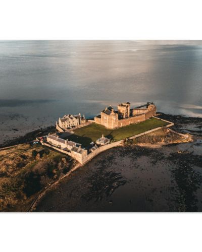 Blackness Castle Fortress | ‘The Ship That Never Sailed’ on the Firth of Forth | Historical Landscape | Premium Matte Paper Poster
