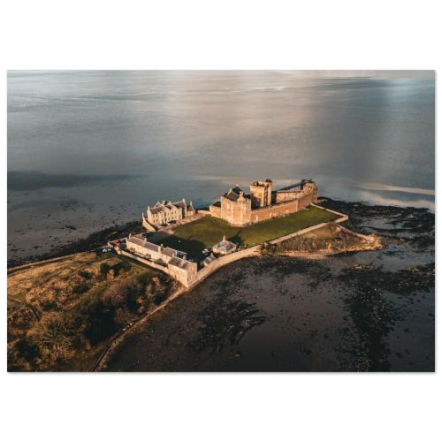 Blackness Castle Fortress | ‘The Ship That Never Sailed’ on the Firth of Forth | Historical Landscape | Premium Matte Paper Poster