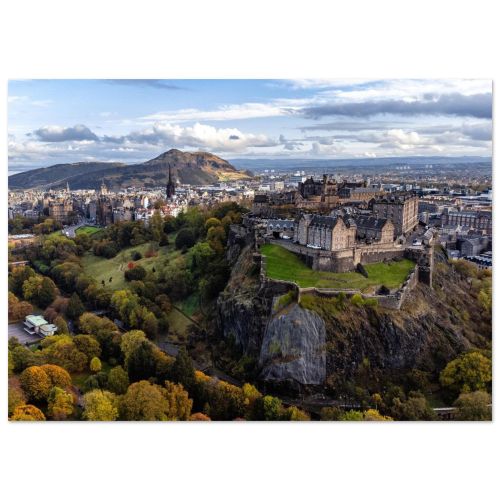 Edinburgh castle | Edinburgh Wall Art | Premium Matte Paper Poster