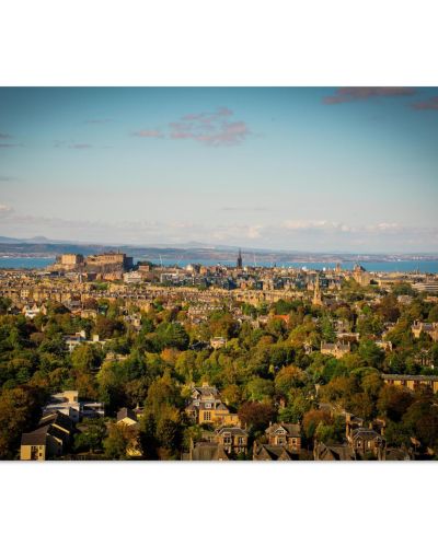 Historic Edinburgh Castle Photo Print | Old Town Royal Mile Scotland Skyline Wall Art | Premium Matte Paper Poster
