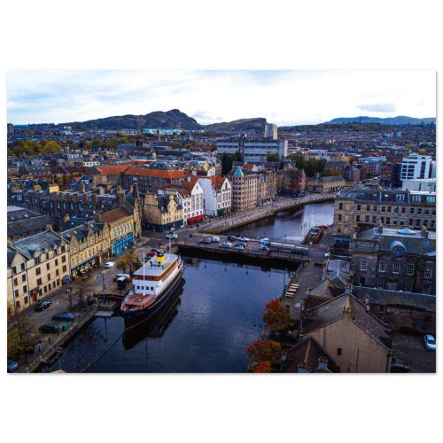 Leith Shore at Dusk, Edinburgh | Premium Matte Paper Poster