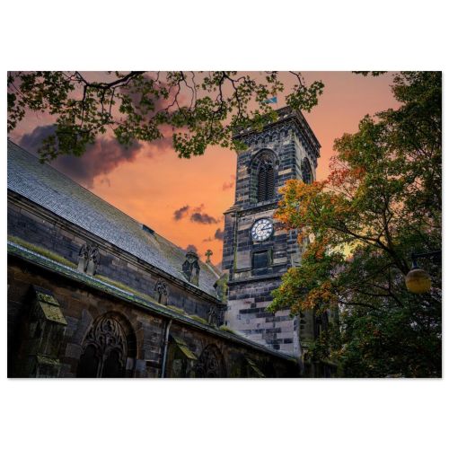 Old Leith parish church |  Edinburgh Wall Art | Premium Matte Paper Poster